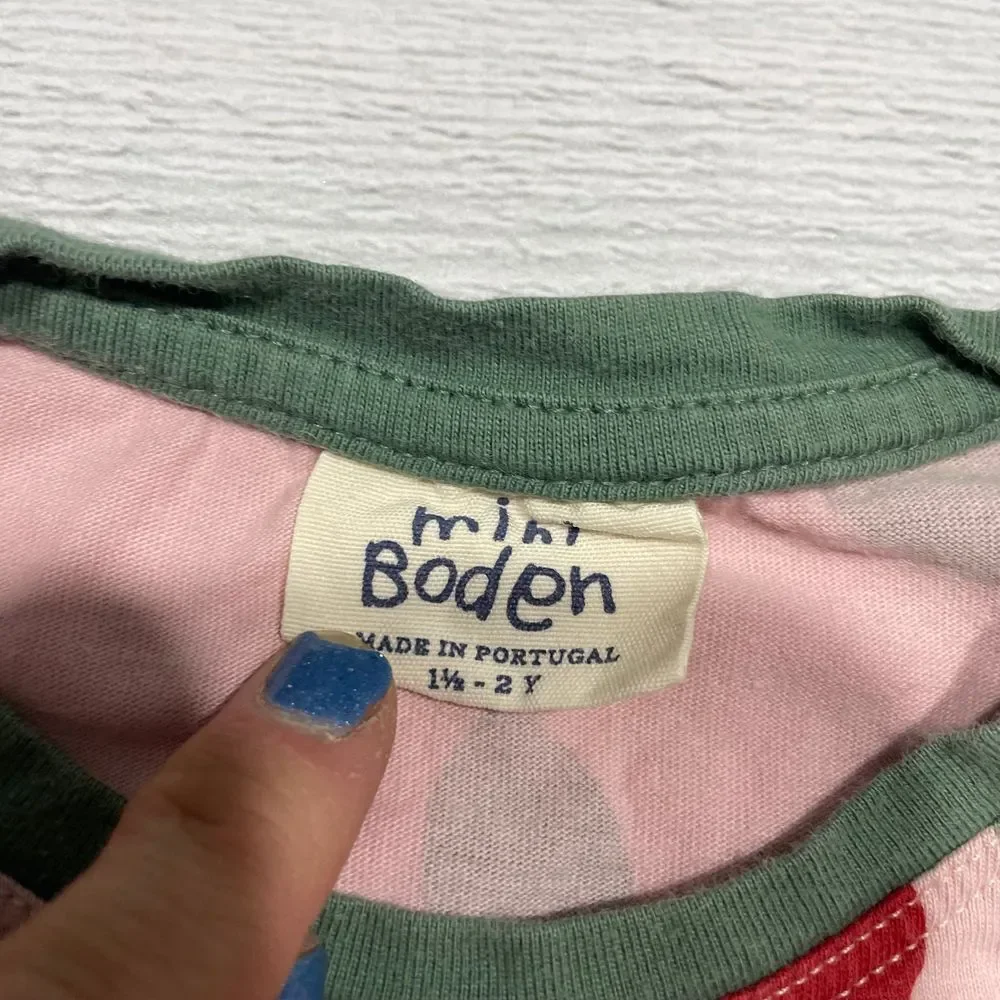 Mini boden girls‎ floal shirt 1.5-2